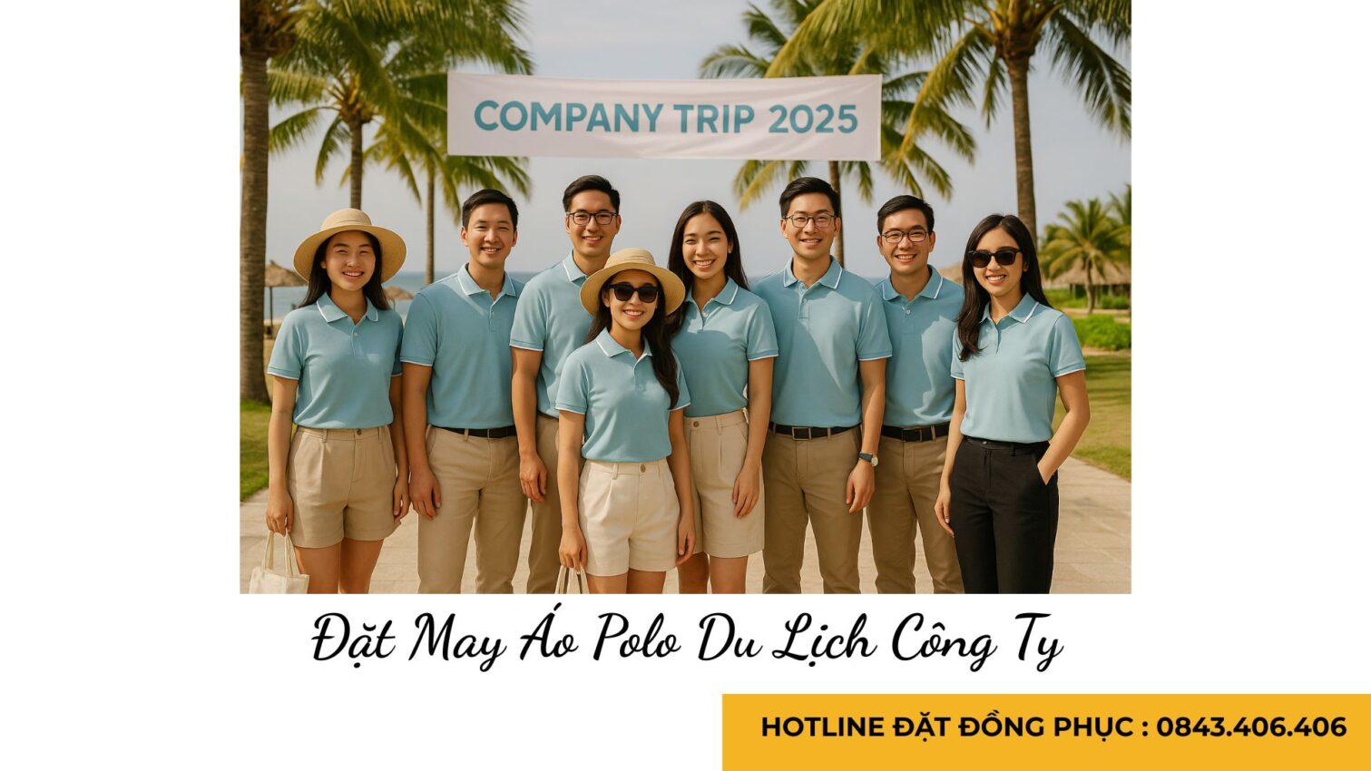 Đặt May Áo Polo Du Lịch Công Ty