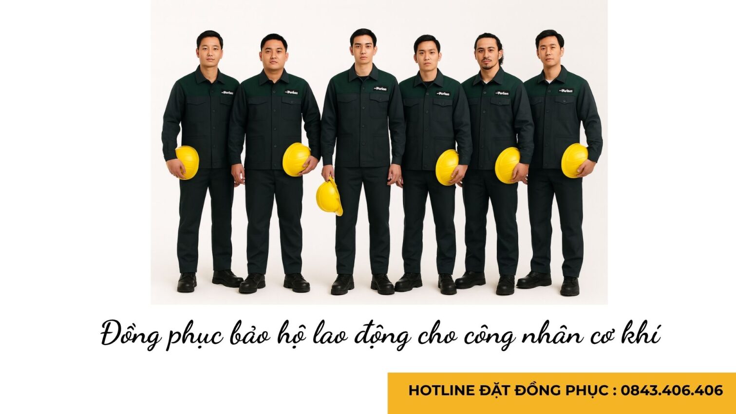Đồng phục bảo hộ lao động cho công nhân cơ khí