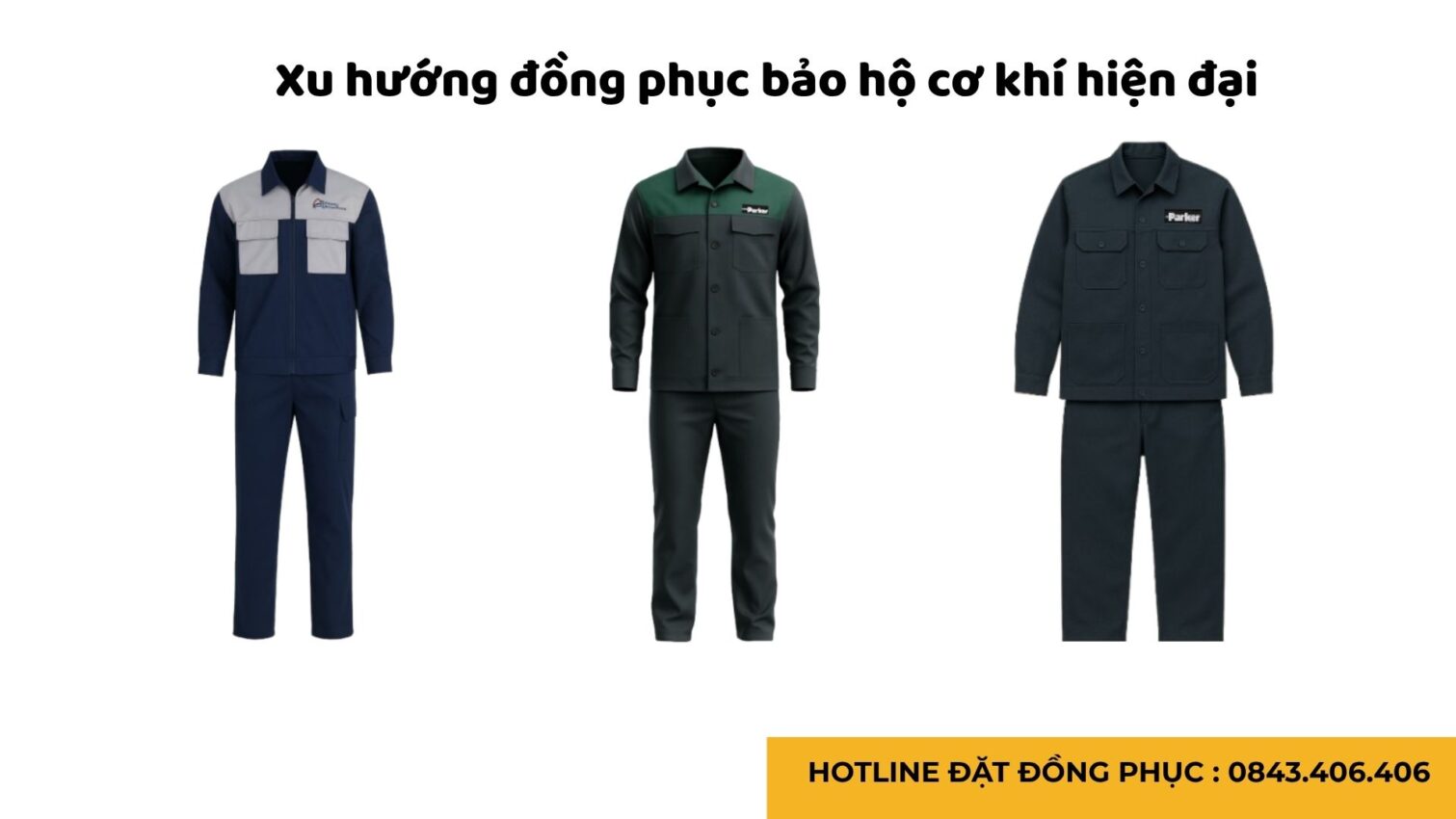 Đồng phục bảo hộ lao động cho công nhân cơ khí