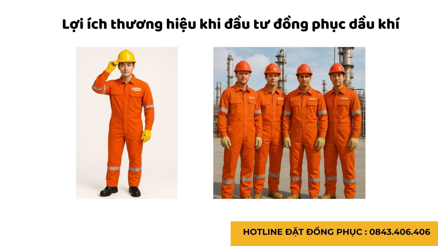Đồng phục bảo hộ lao động cho công nhân dầu khí