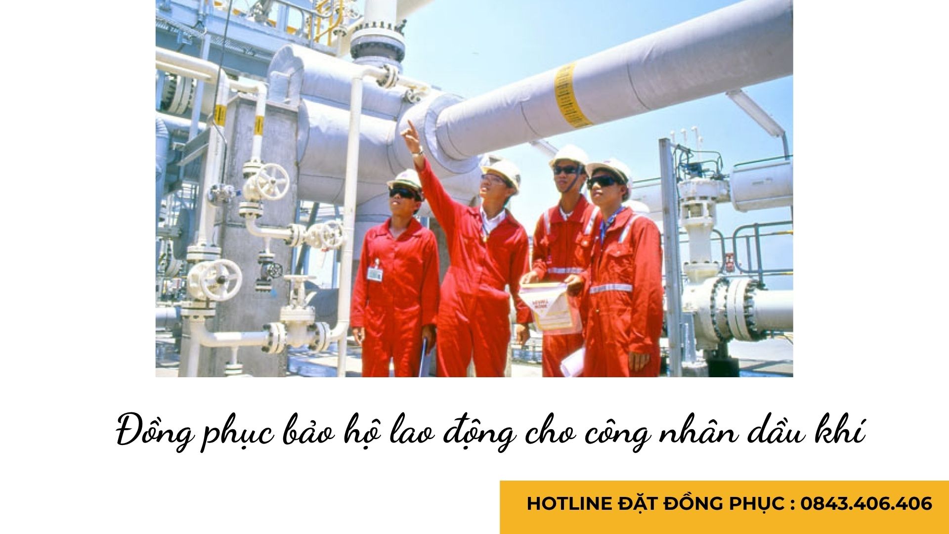 Đồng phục bảo hộ lao động cho công nhân dầu khí