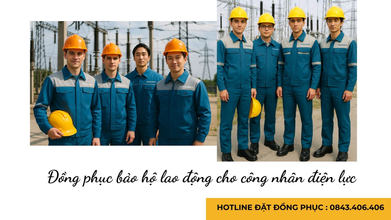 Đồng phục bảo hộ lao động cho công nhân điện lực