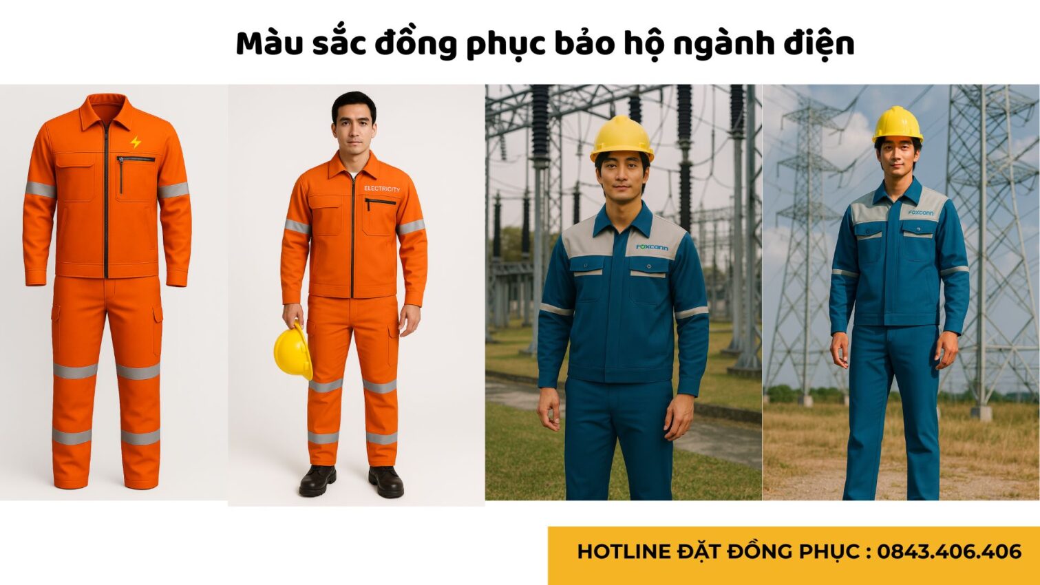 Đồng phục bảo hộ lao động cho công nhân điện lực
