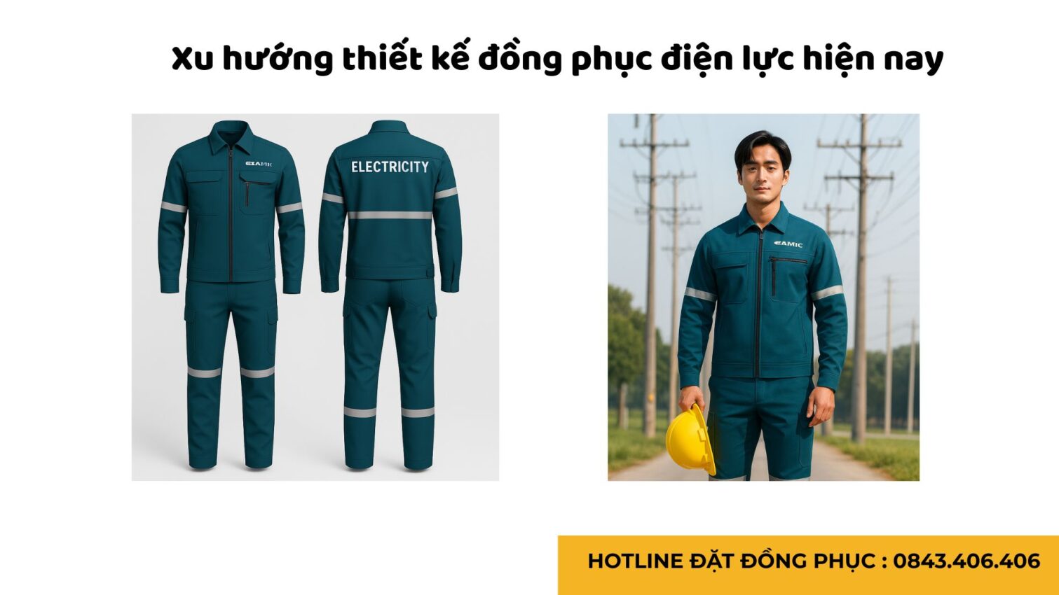 Đồng phục bảo hộ lao động cho công nhân điện lực