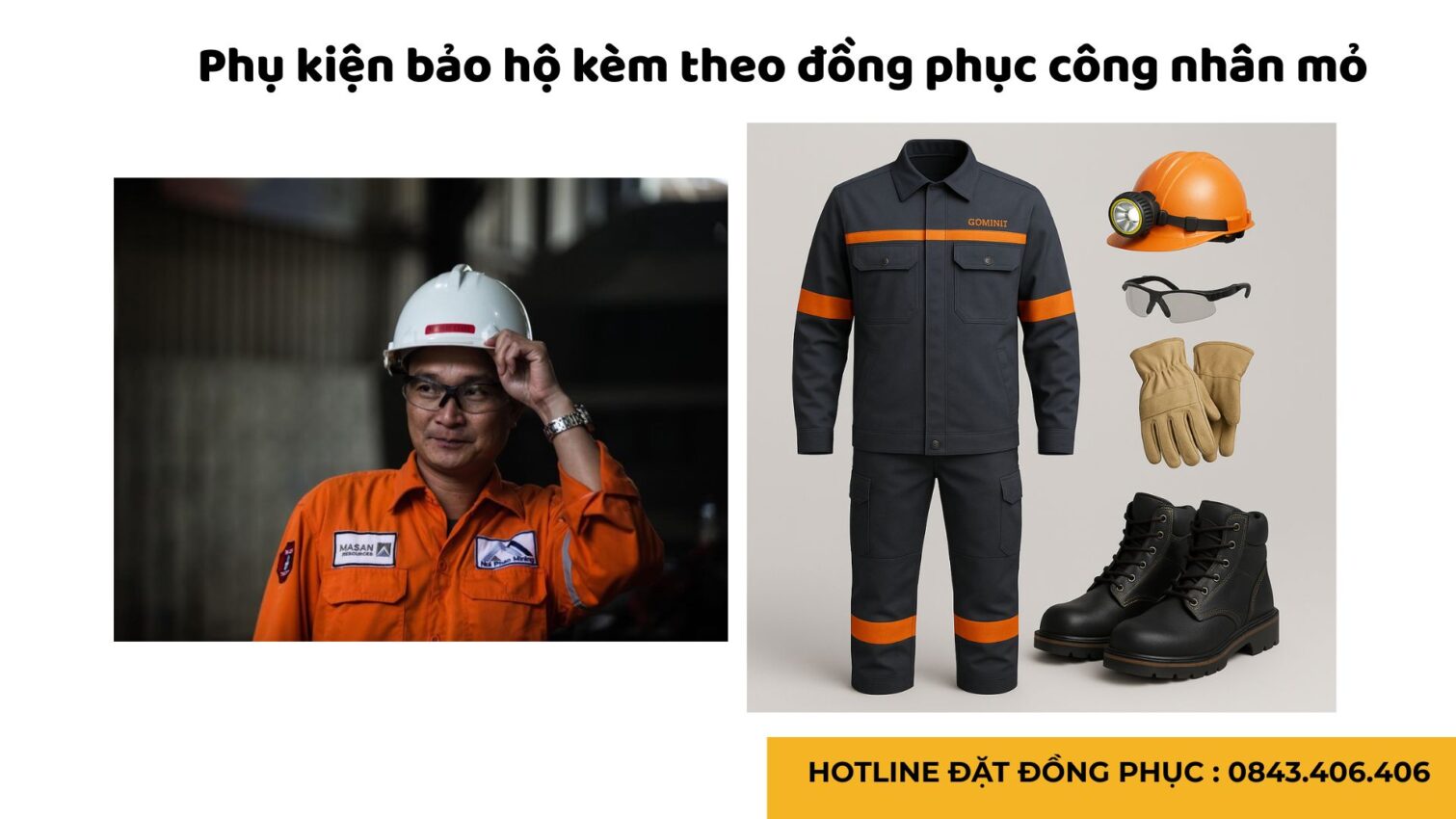 Đồng phục bảo hộ lao động cho công nhân khai thác mỏ
