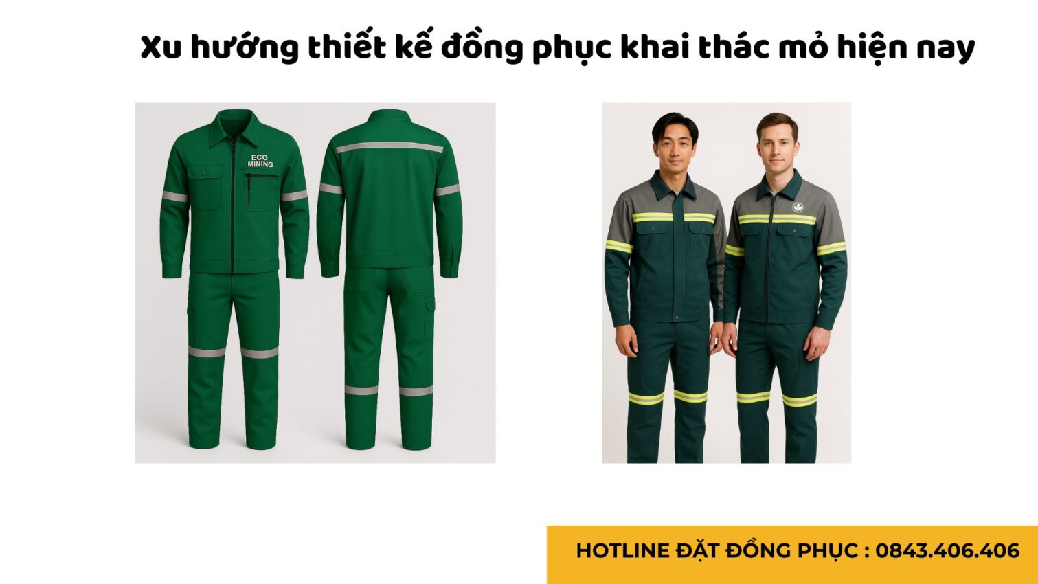Đồng phục bảo hộ lao động cho công nhân khai thác mỏ