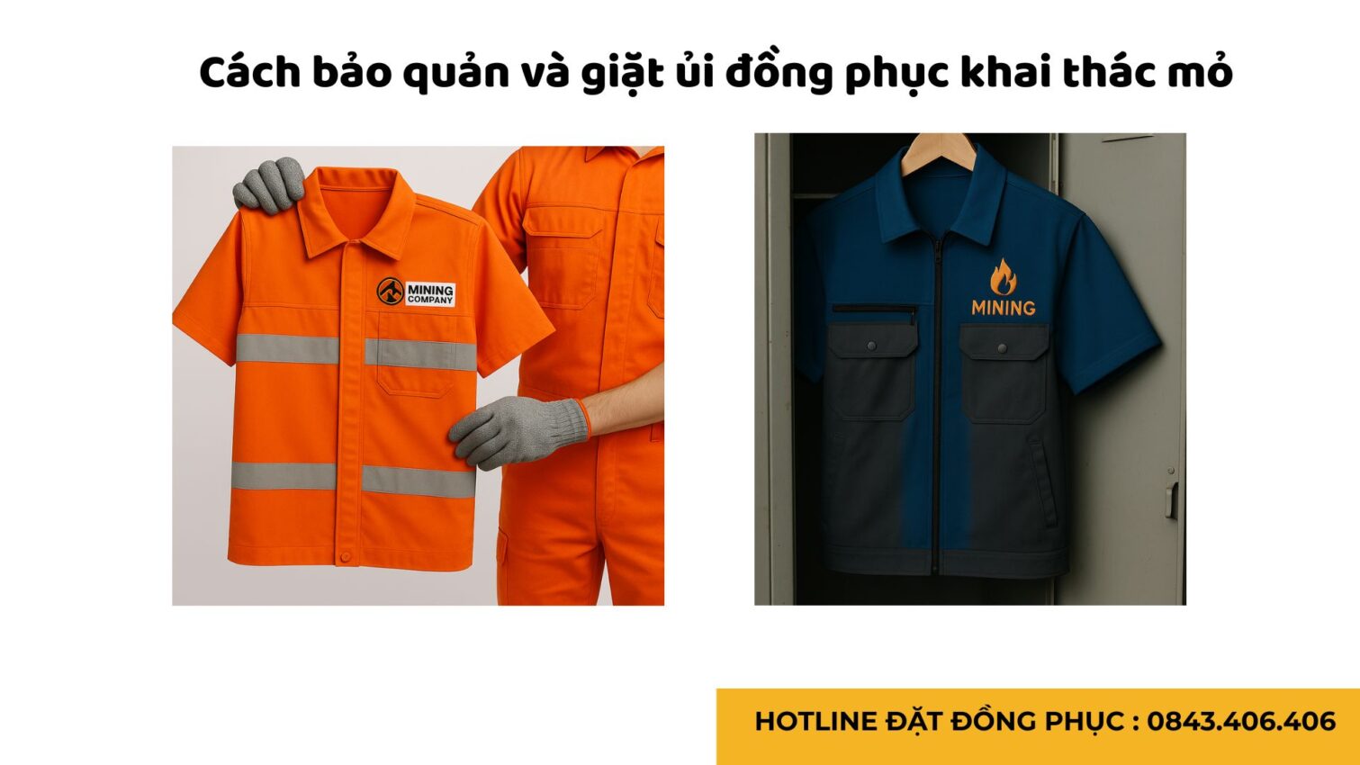 Đồng phục bảo hộ lao động cho công nhân khai thác mỏ