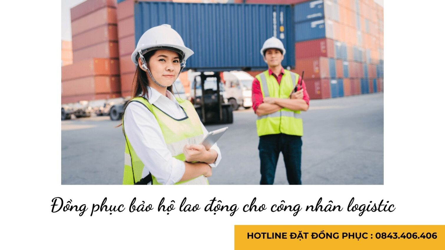 Đồng phục bảo hộ lao động cho công nhân logistic