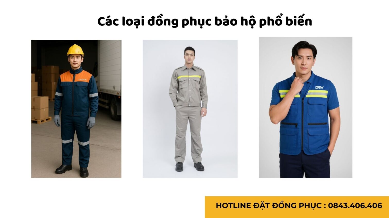 Đồng phục bảo hộ lao động cho công nhân logistic