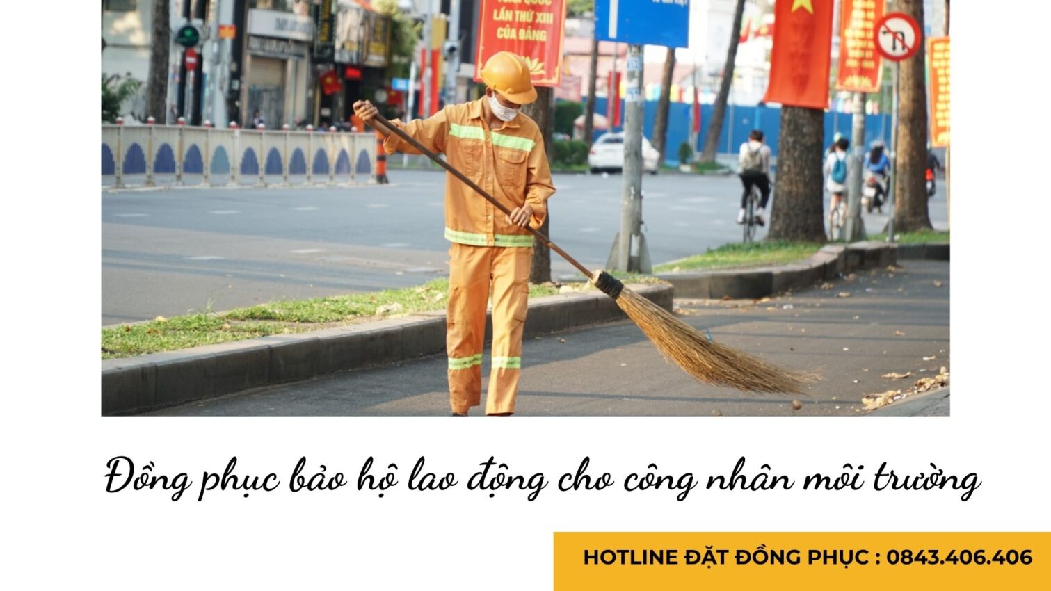 Đồng phục bảo hộ lao động cho công nhân môi trường