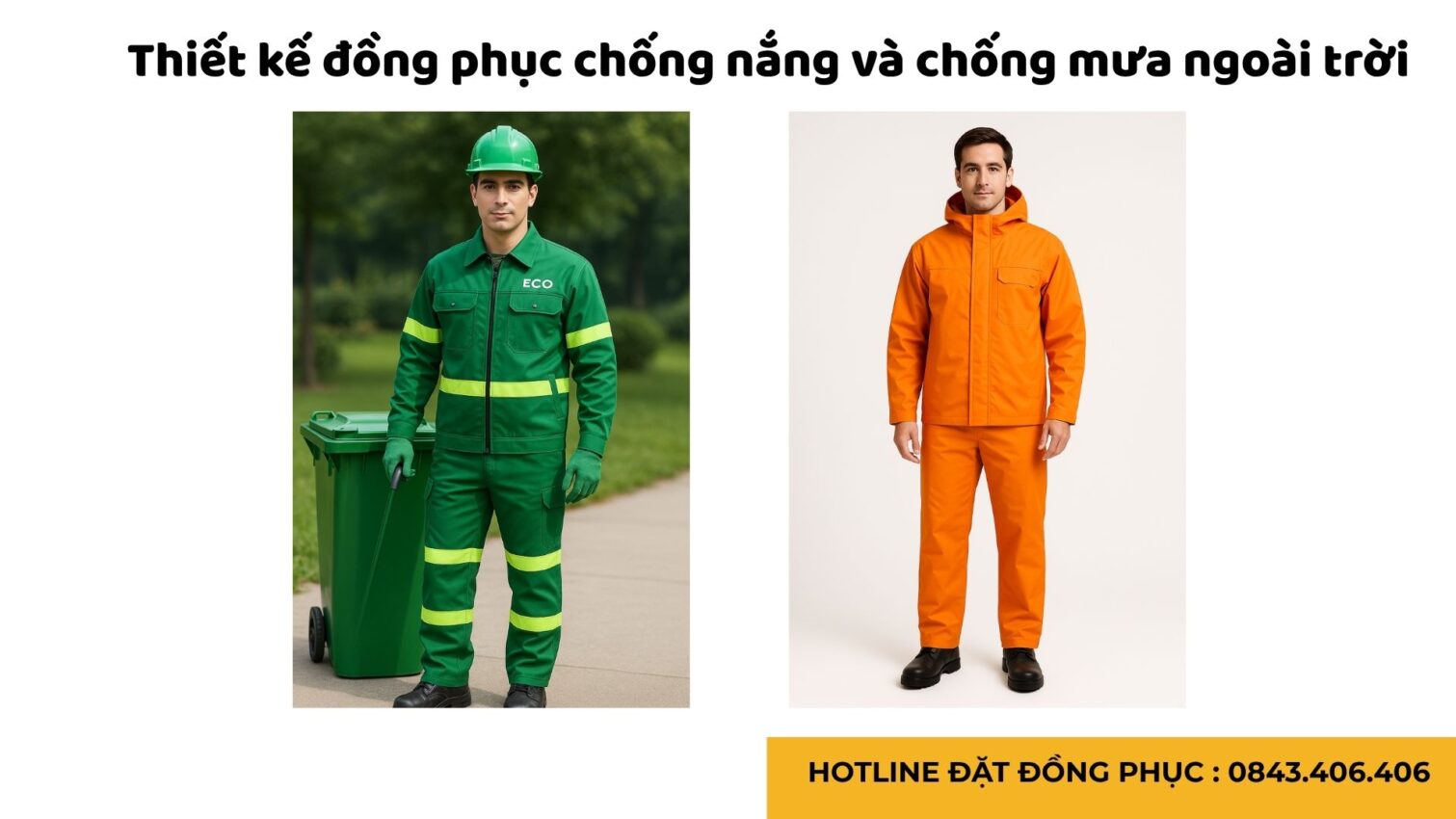 Đồng phục bảo hộ lao động cho công nhân môi trường