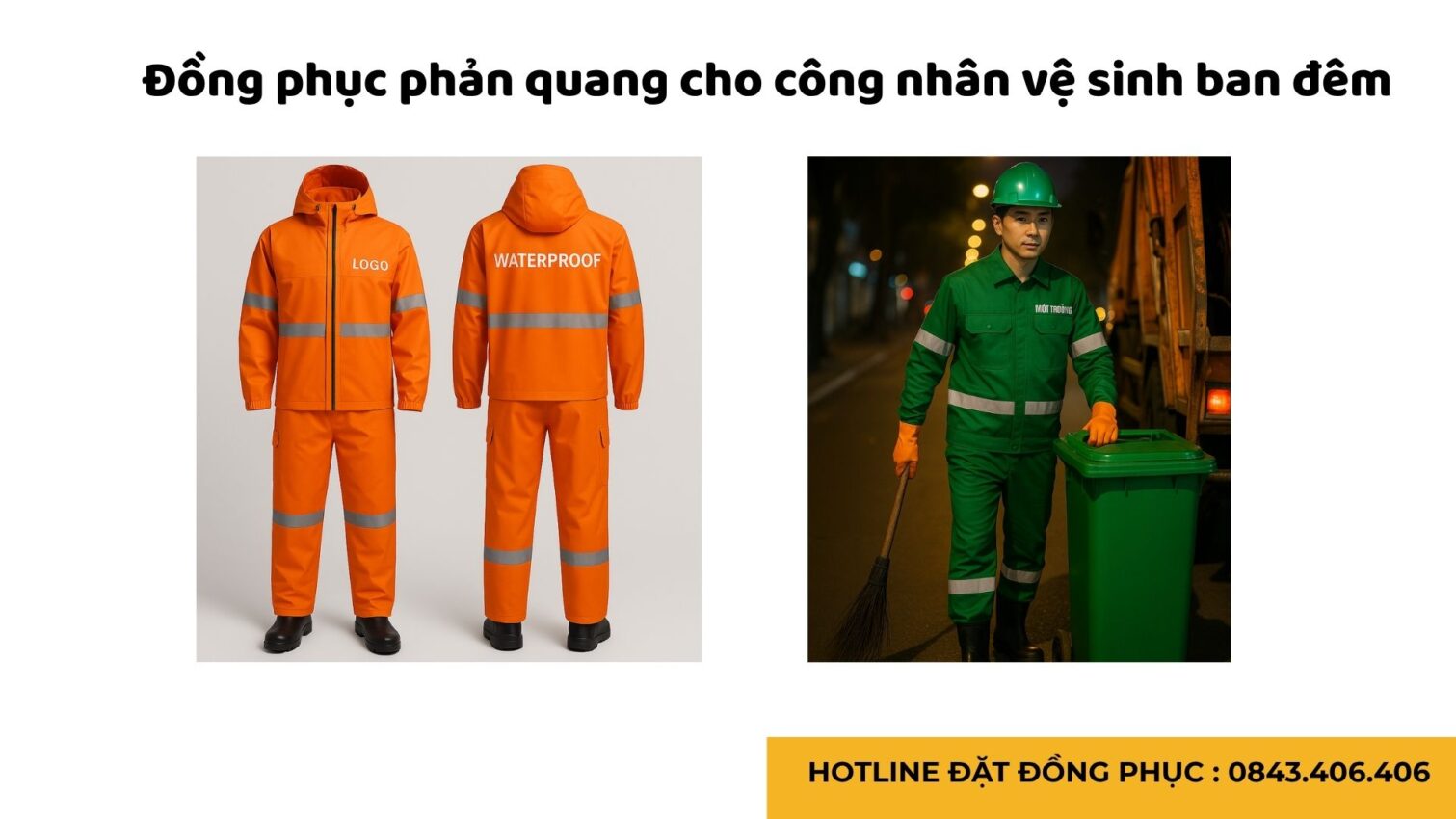 Đồng phục bảo hộ lao động cho công nhân môi trường
