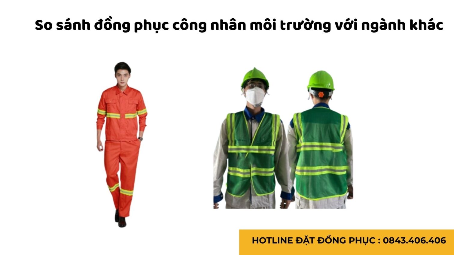 Đồng phục bảo hộ lao động cho công nhân môi trường