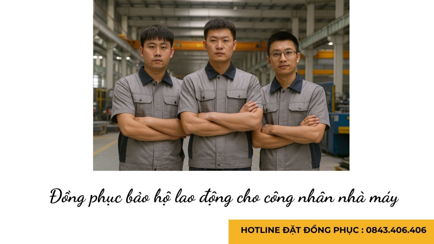 Đồng phục bảo hộ lao động cho công nhân nhà máy