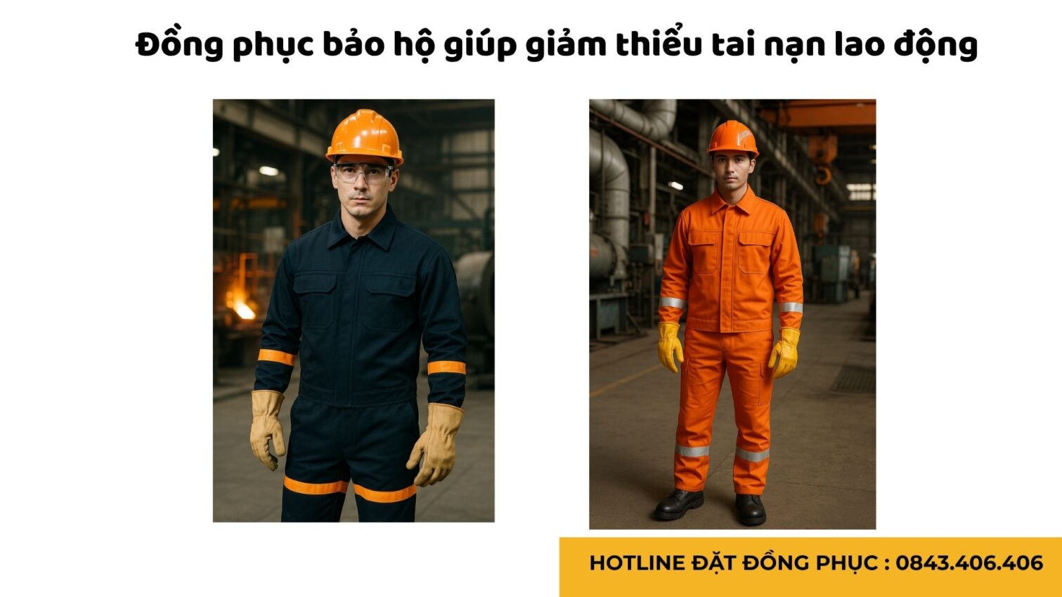 Đồng phục bảo hộ lao động cho công nhân nhà máy