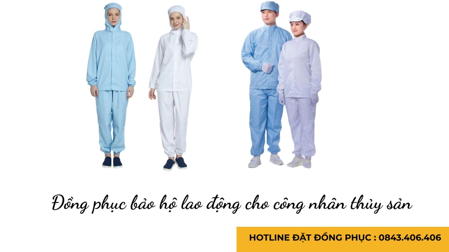 Đồng phục bảo hộ lao động cho công nhân thủy sản