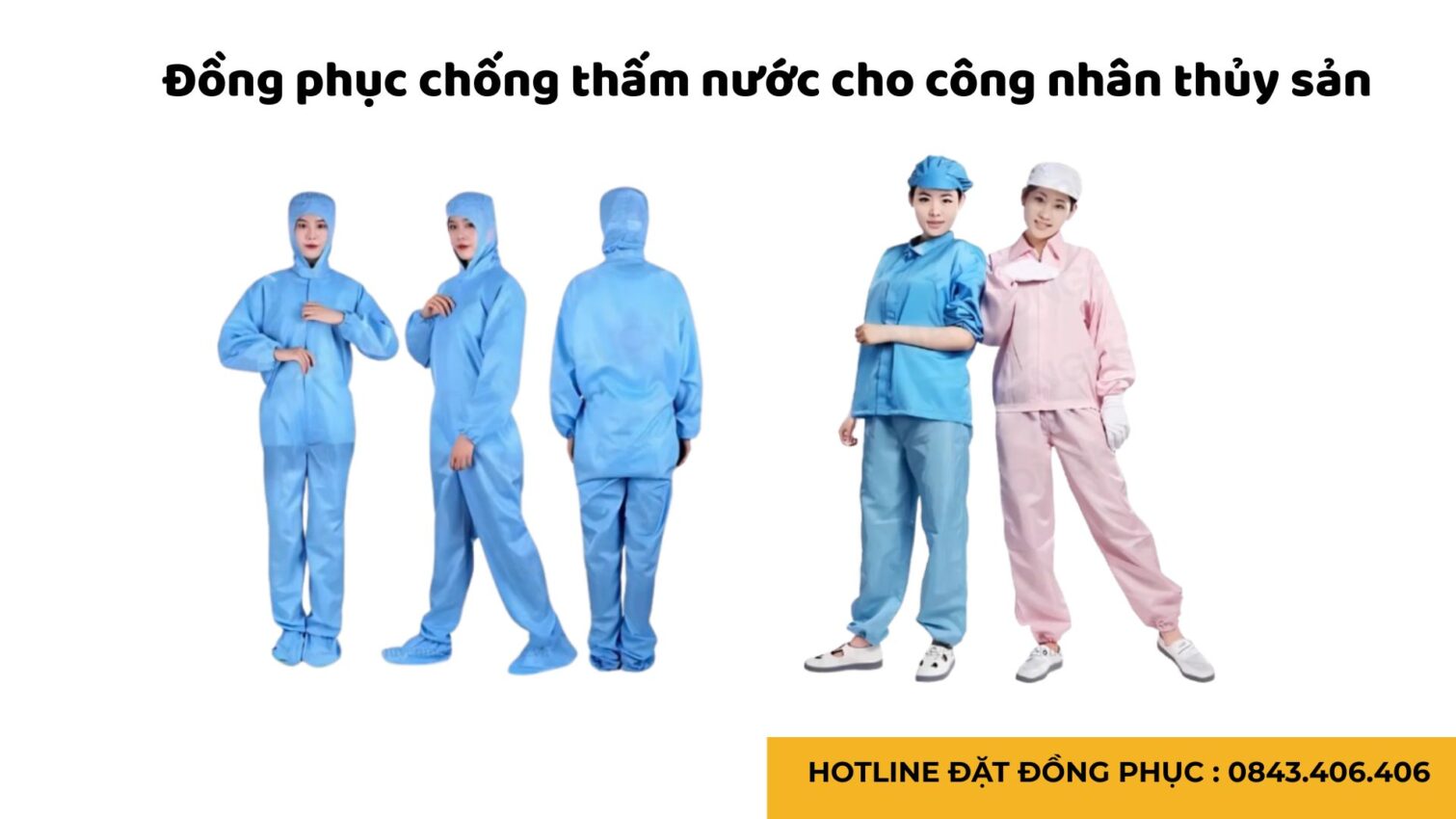 Đồng phục bảo hộ lao động cho công nhân thủy sản