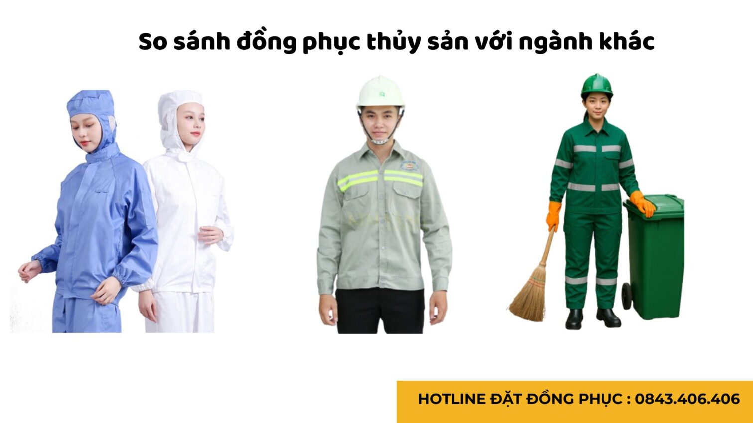 Đồng phục bảo hộ lao động cho công nhân thủy sản