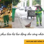 Đồng phục bảo hộ lao động cho công nhân vệ sinh Đồng phục bảo hộ lao động cho công nhân vệ sinh