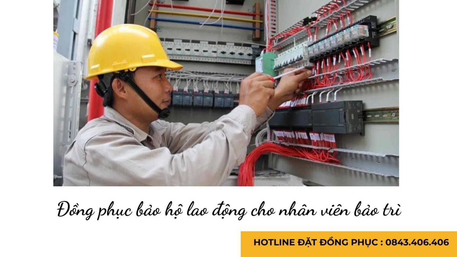 Đồng phục bảo hộ lao động cho nhân viên bảo trì