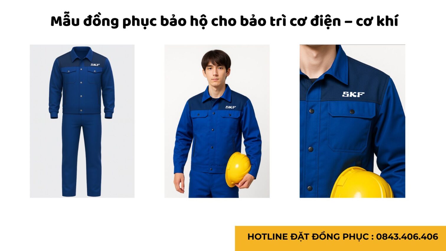 Đồng phục bảo hộ lao động cho nhân viên bảo trì