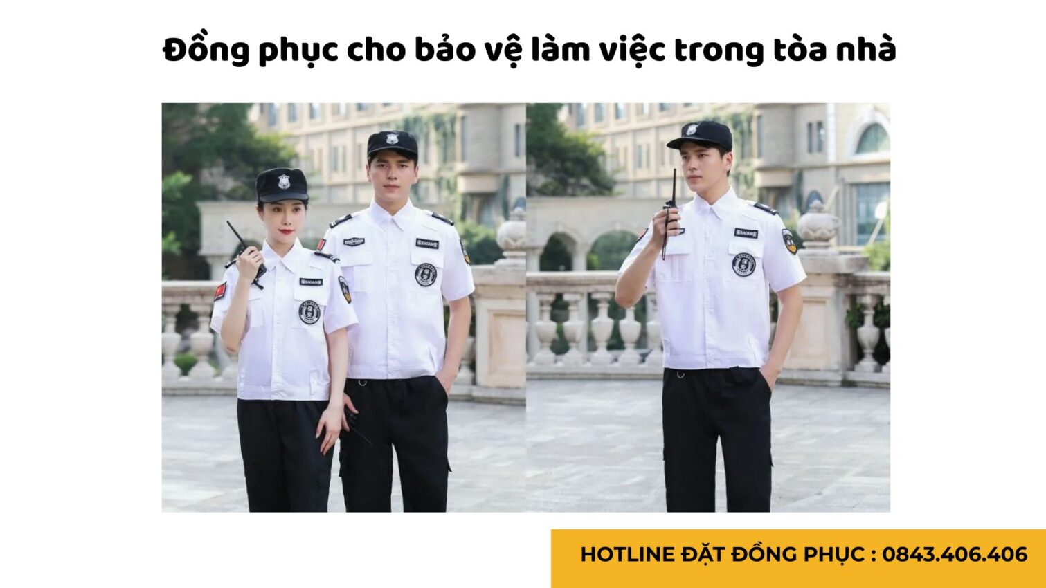 Đồng phục bảo hộ lao động cho nhân viên bảo vệ