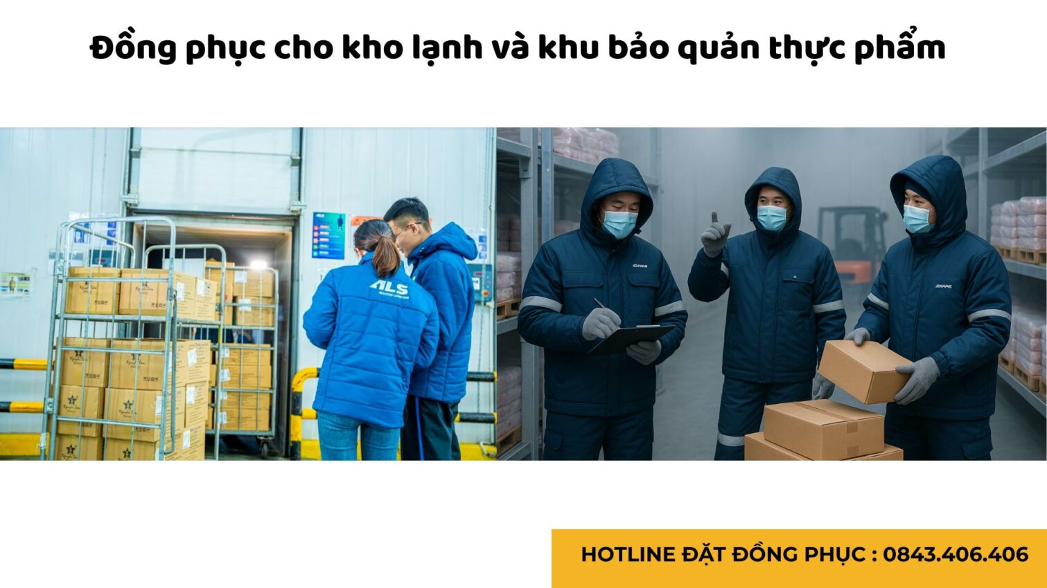 Đồng phục bảo hộ lao động cho nhân viên kho bãi