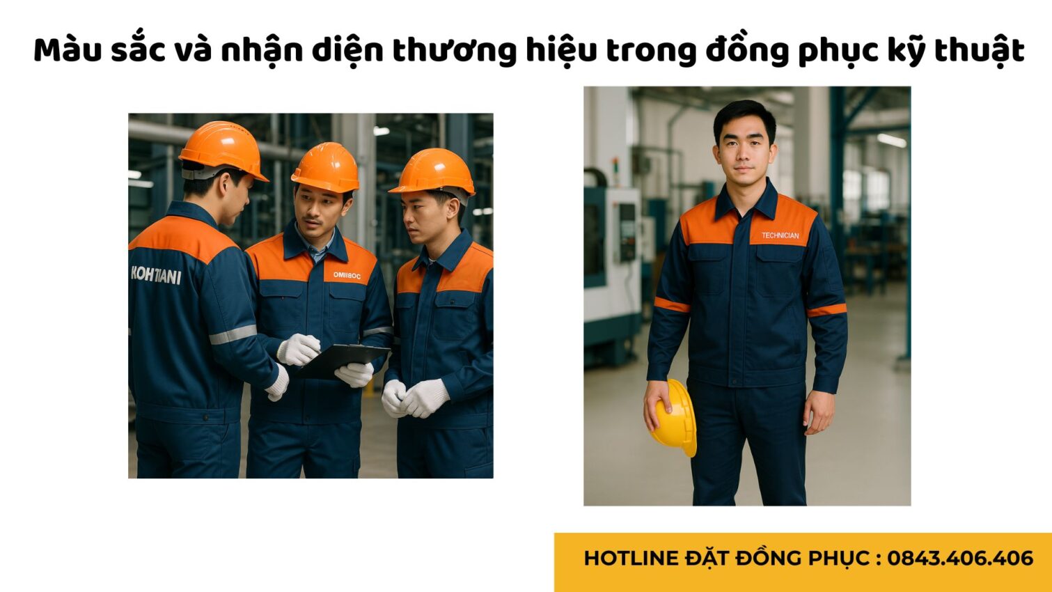 Đồng phục bảo hộ lao động cho nhân viên kỹ thuật
