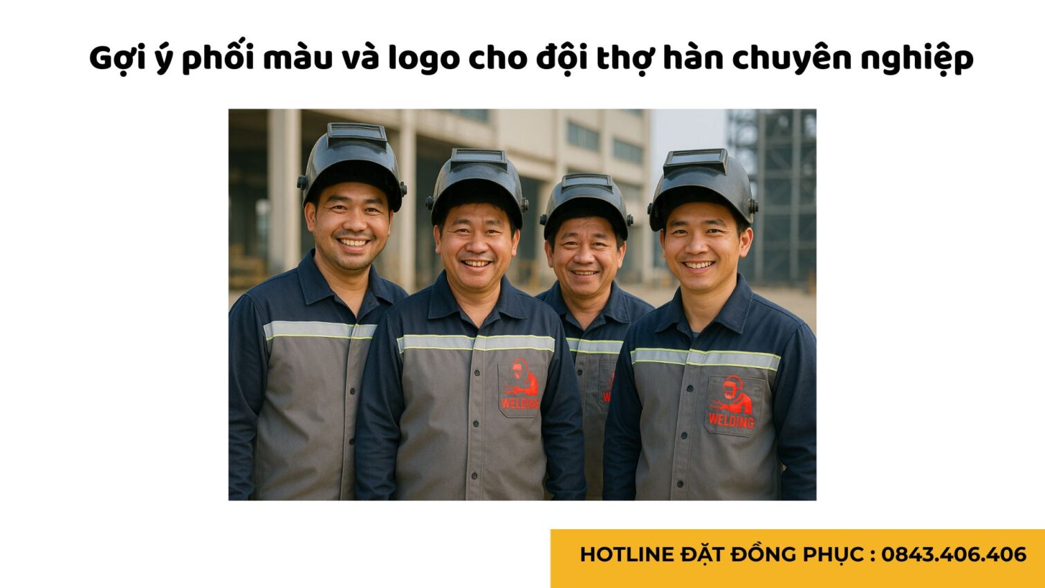 Đồng phục bảo hộ lao động cho thợ hàn