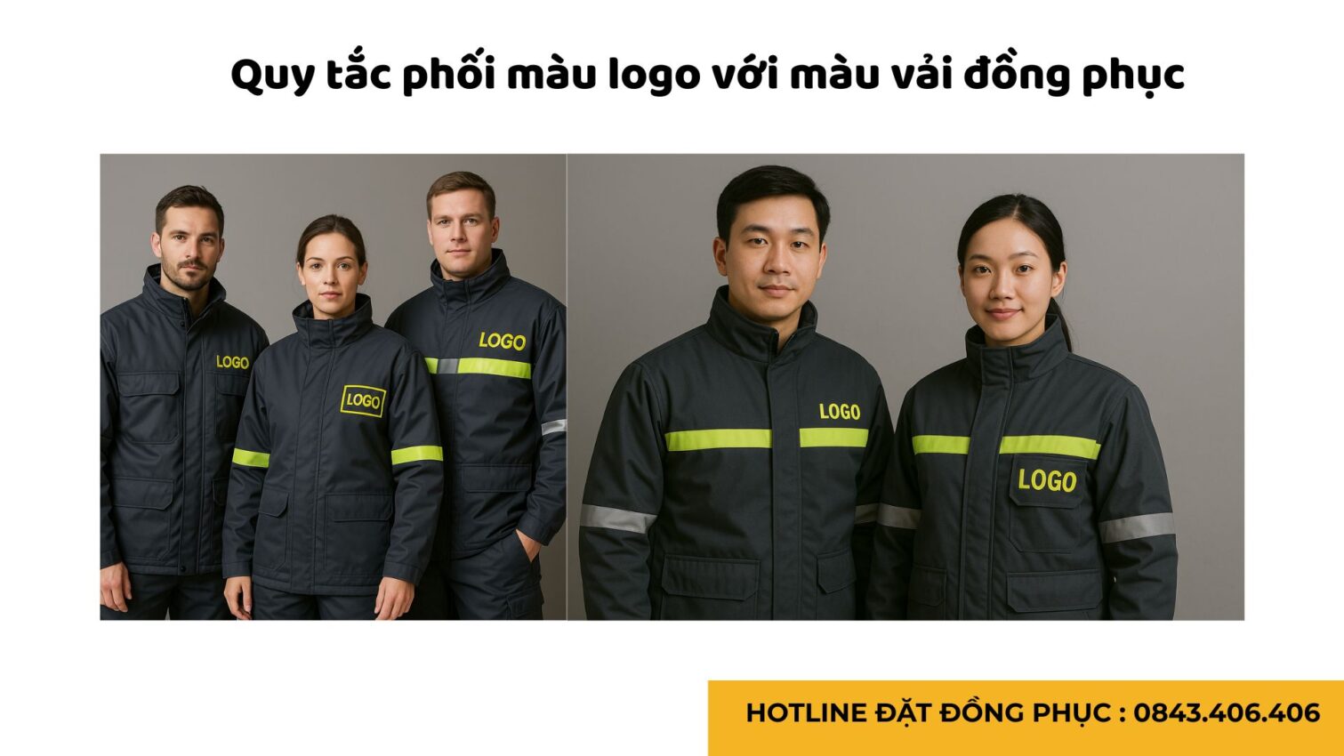 Đồng phục bảo hộ lao động in logo công ty