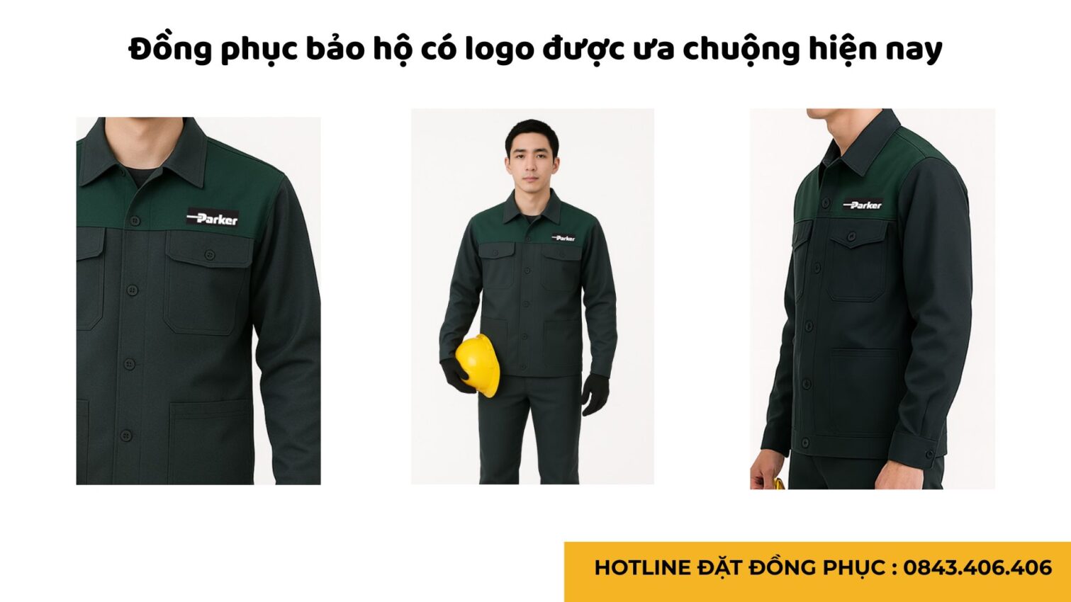 Đồng phục bảo hộ lao động in logo công ty