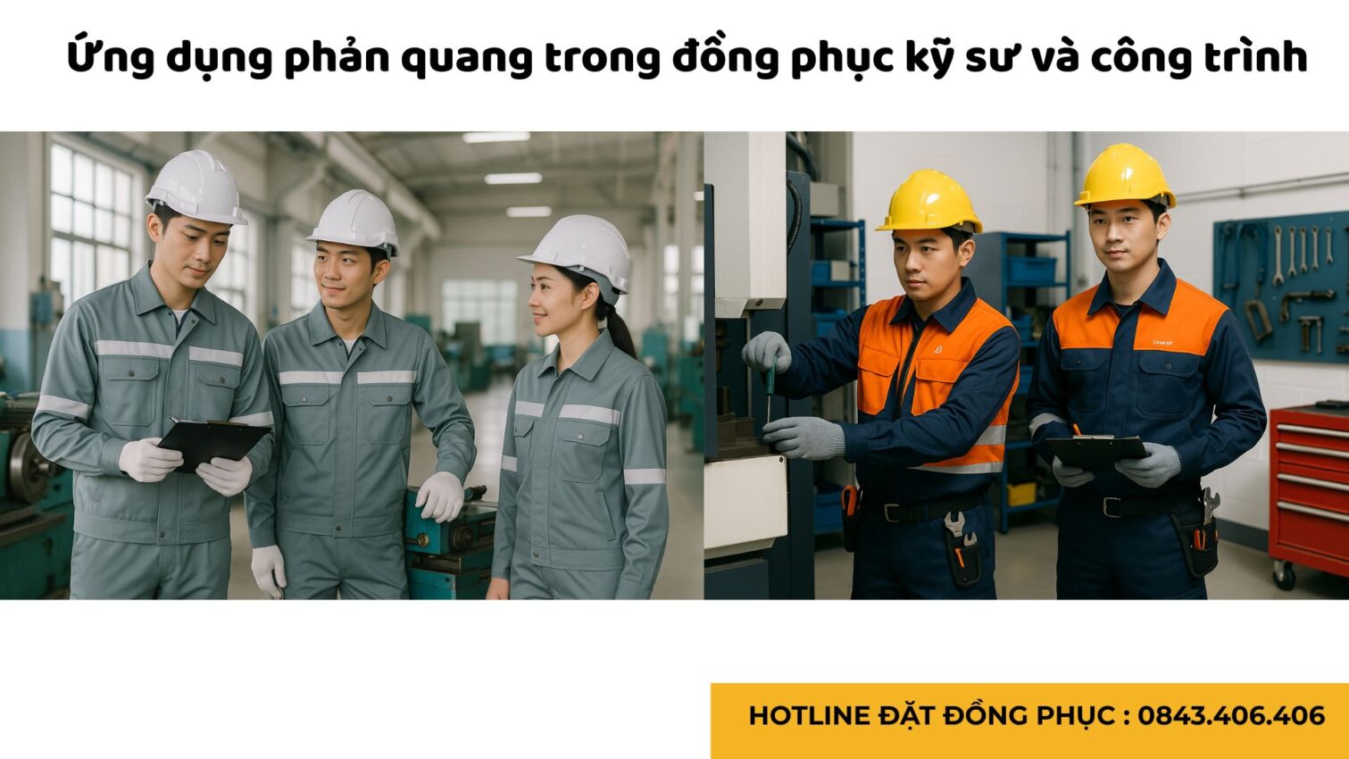 Đồng phục bảo hộ lao động in phản quang
