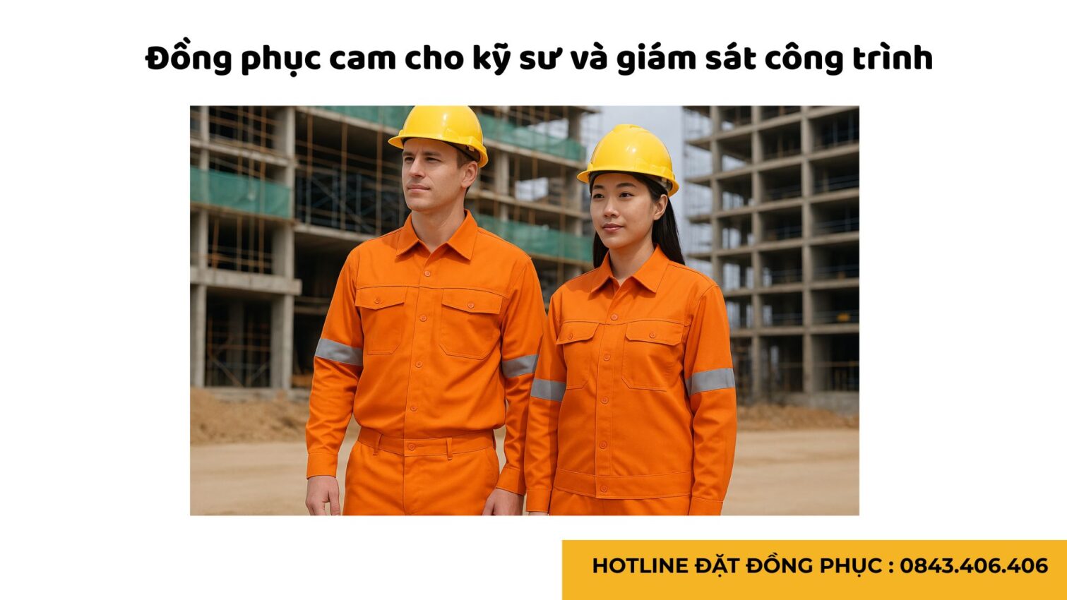 Đồng phục bảo hộ lao động màu cam an toàn