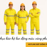 Đồng phục bảo hộ lao động màu vàng phản quang