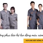 Đồng phục bảo hộ lao động màu xám ghi