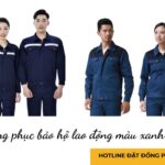 Đồng phục bảo hộ lao động màu xanh navy Đồng phục bảo hộ lao động màu xanh navy