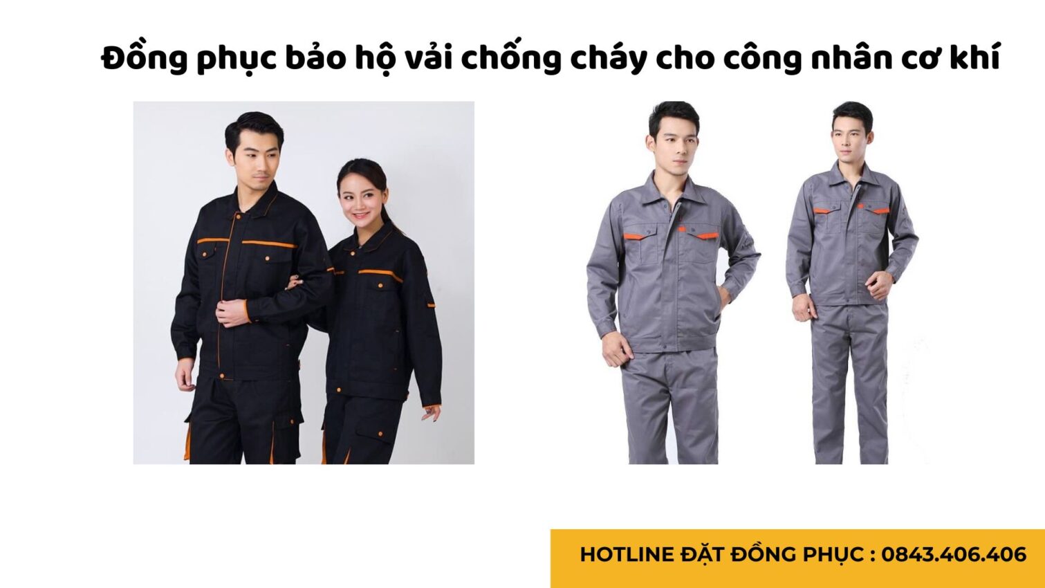Đồng phục bảo hộ lao động vải chống cháy