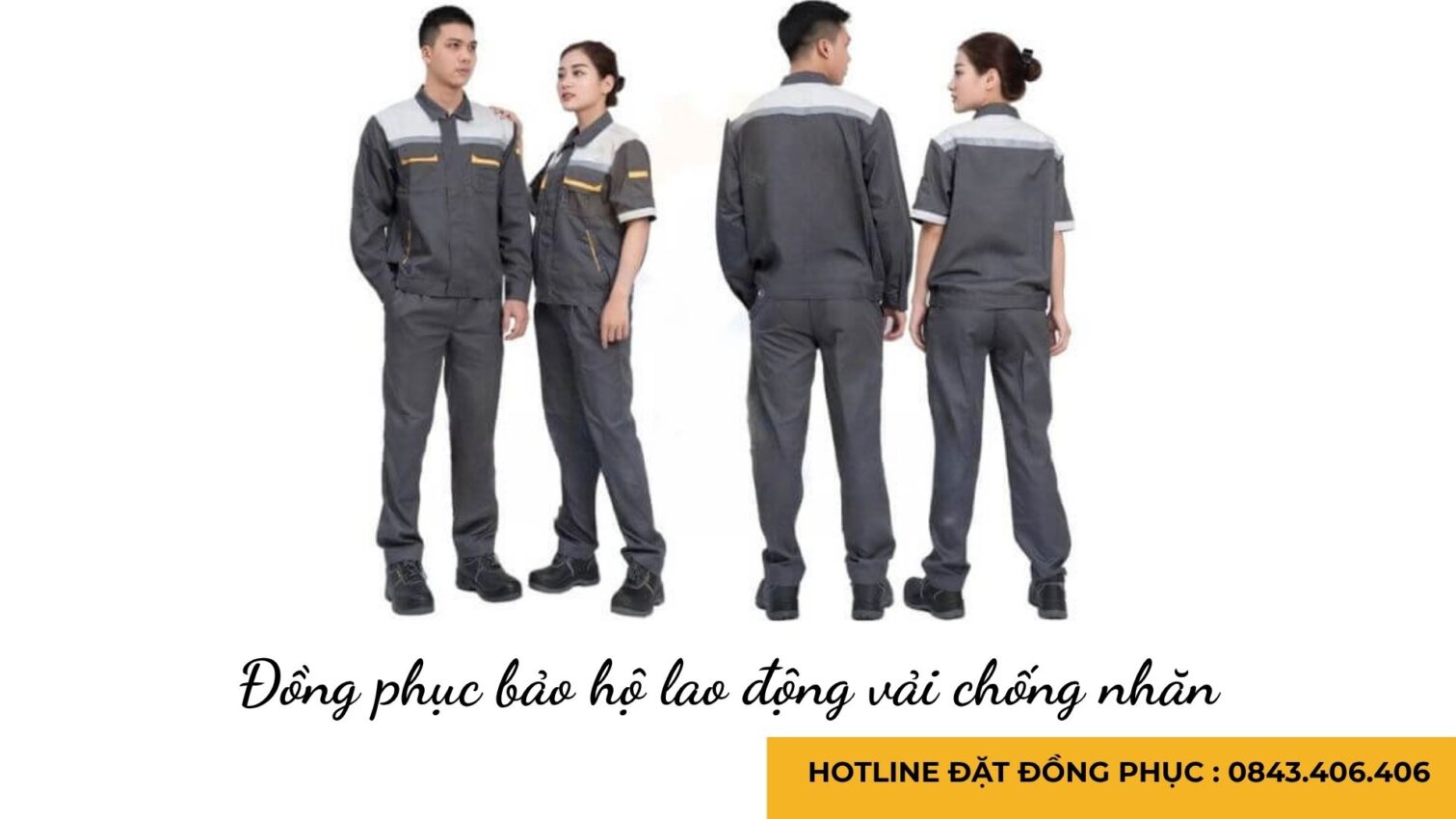 Đồng phục bảo hộ lao động vải chống nhăn