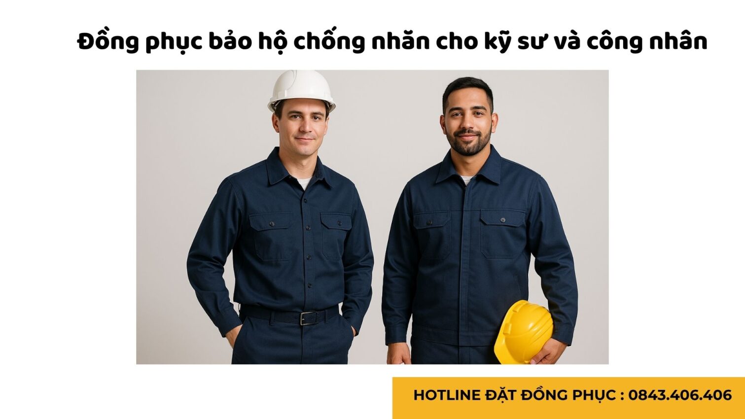 Đồng phục bảo hộ lao động vải chống nhăn