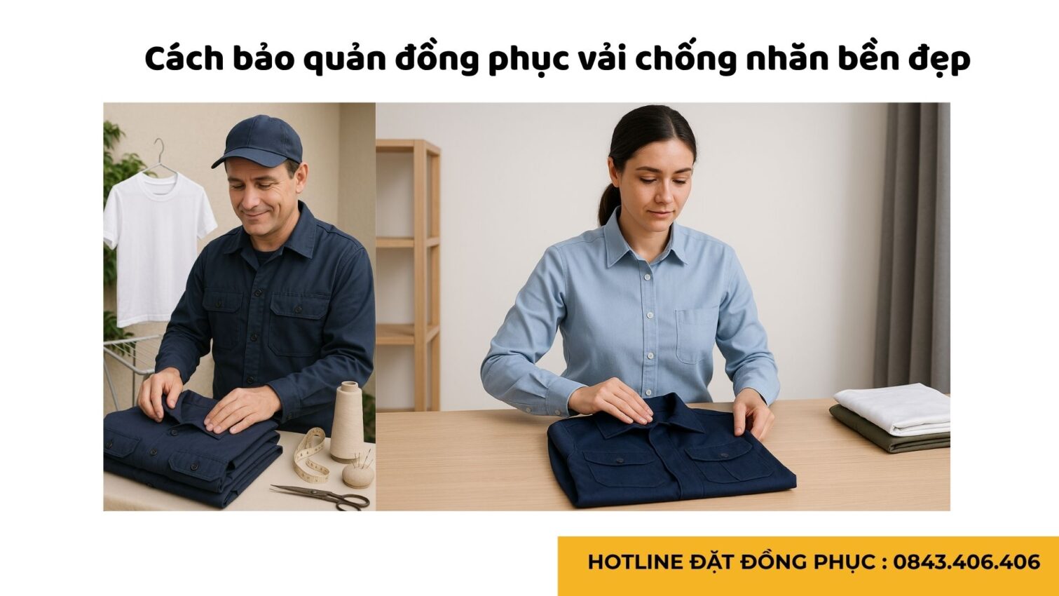 Đồng phục bảo hộ lao động vải chống nhăn