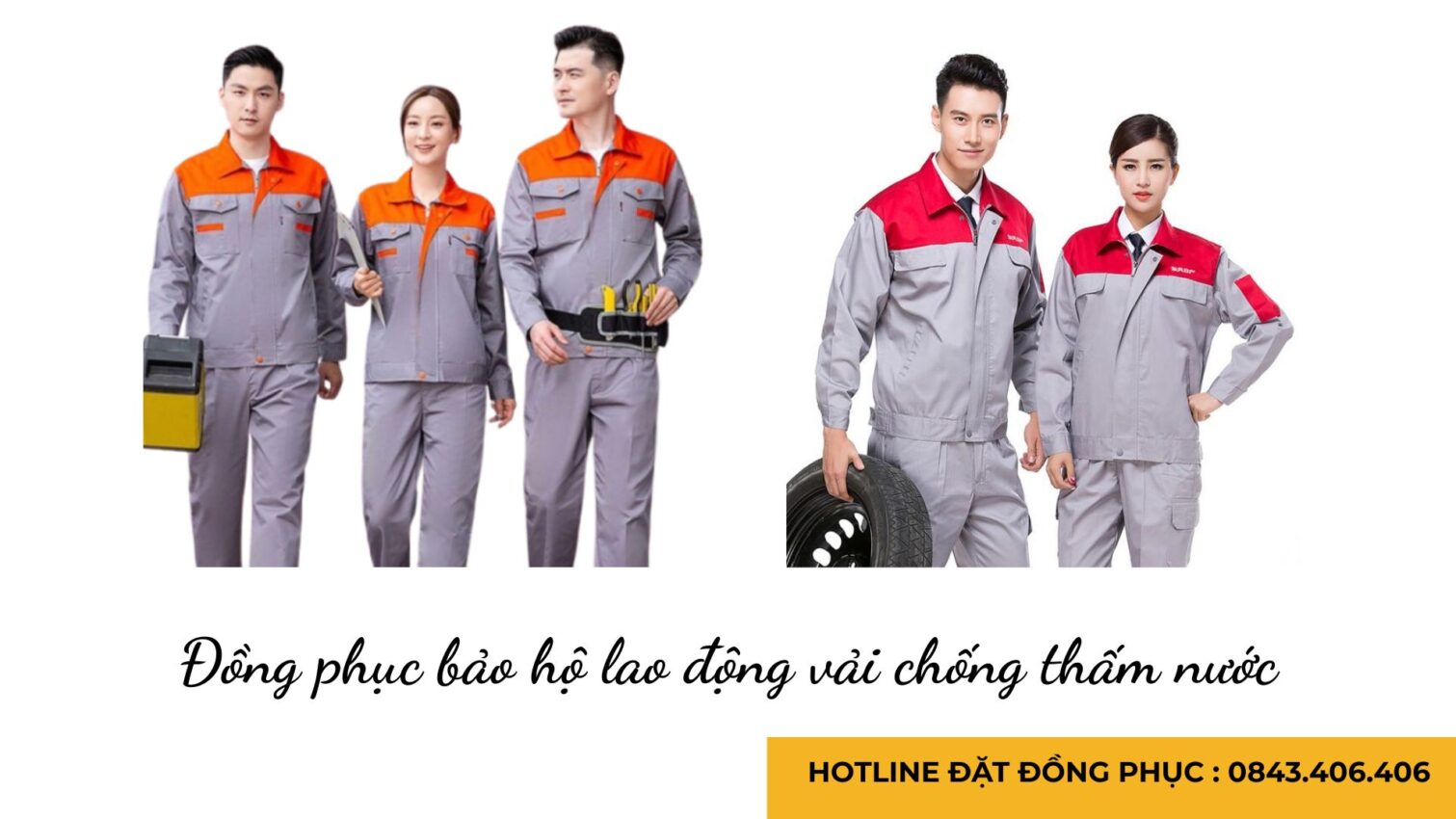 Đồng phục bảo hộ lao động vải chống thấm nước