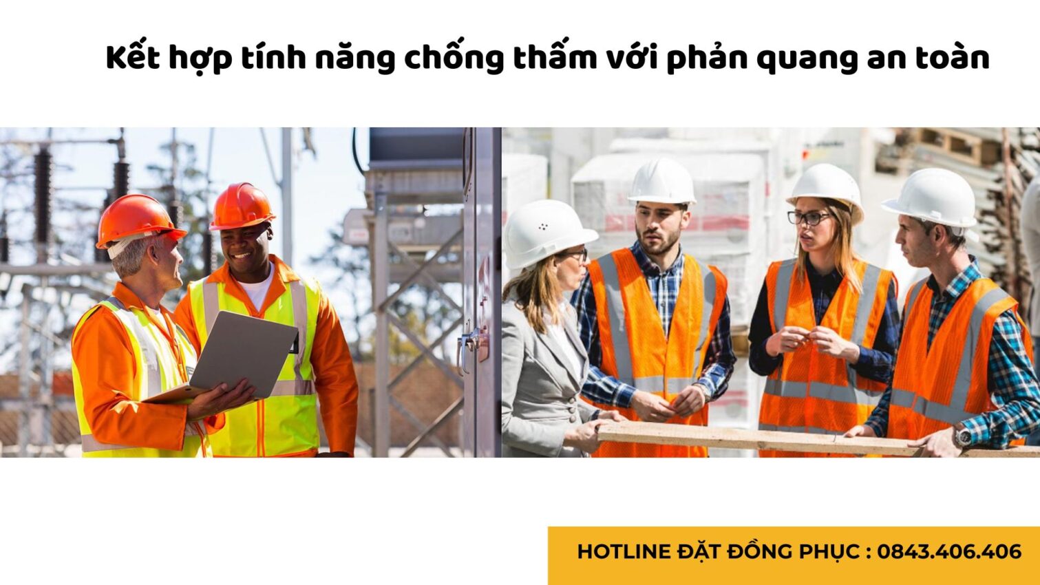 Đồng phục bảo hộ lao động vải chống thấm nước