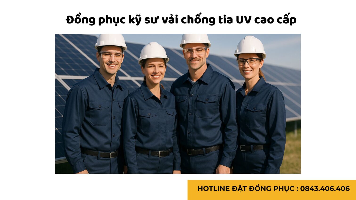 Đồng phục bảo hộ lao động vải chống tia UV