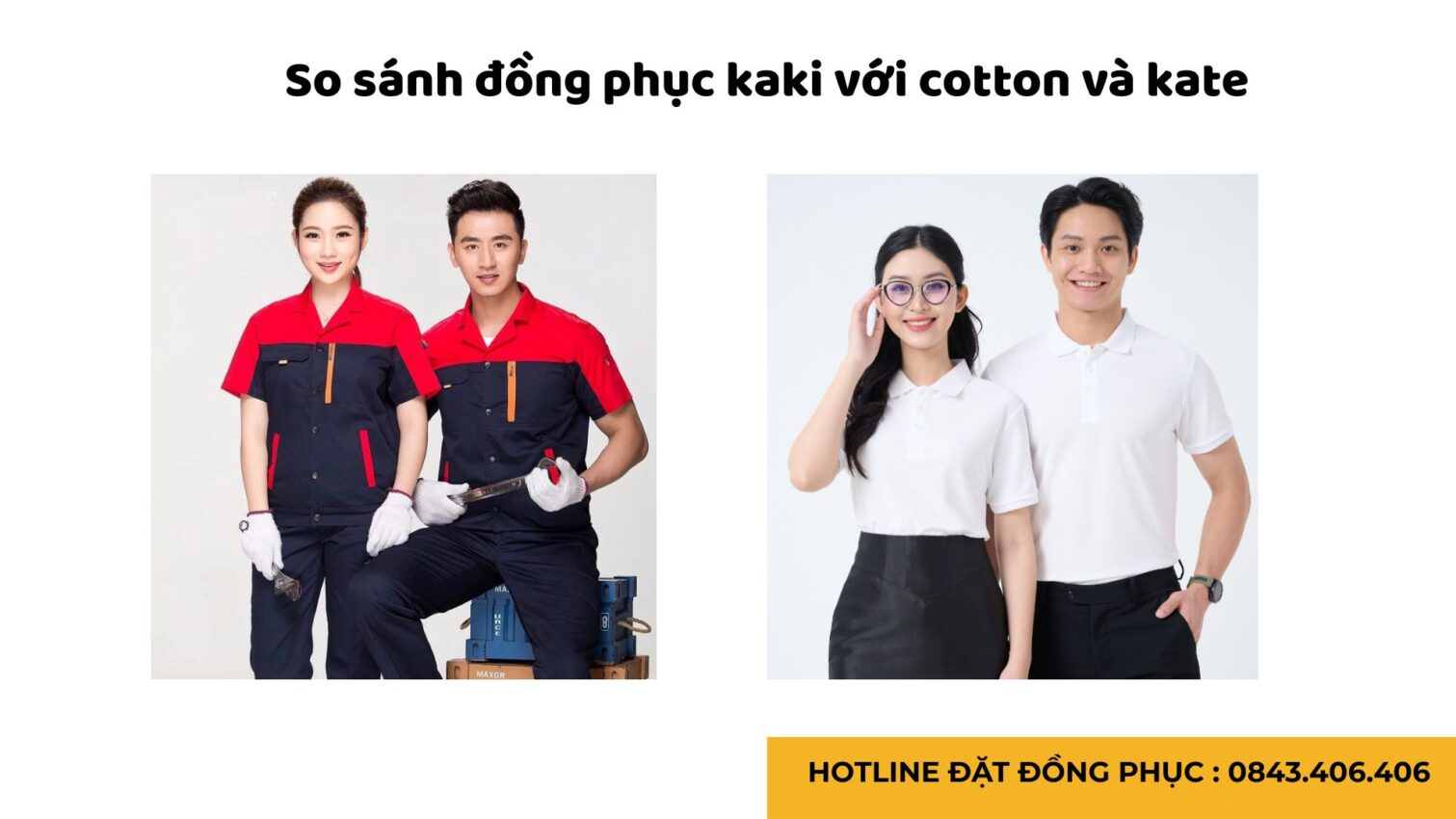 Đồng phục bảo hộ lao động vải kaki bền chắc