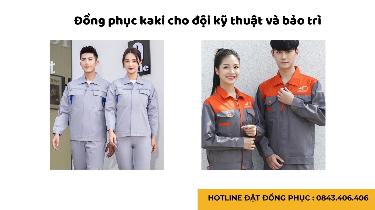 Đồng phục bảo hộ lao động vải kaki bền chắc