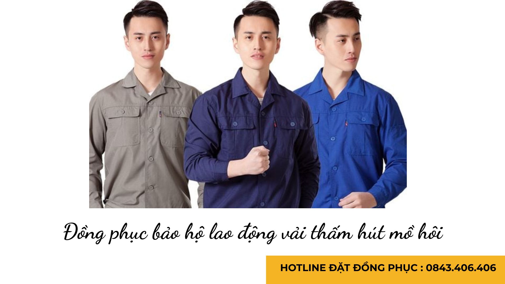 Đồng phục bảo hộ lao động vải thấm hút mồ hôi