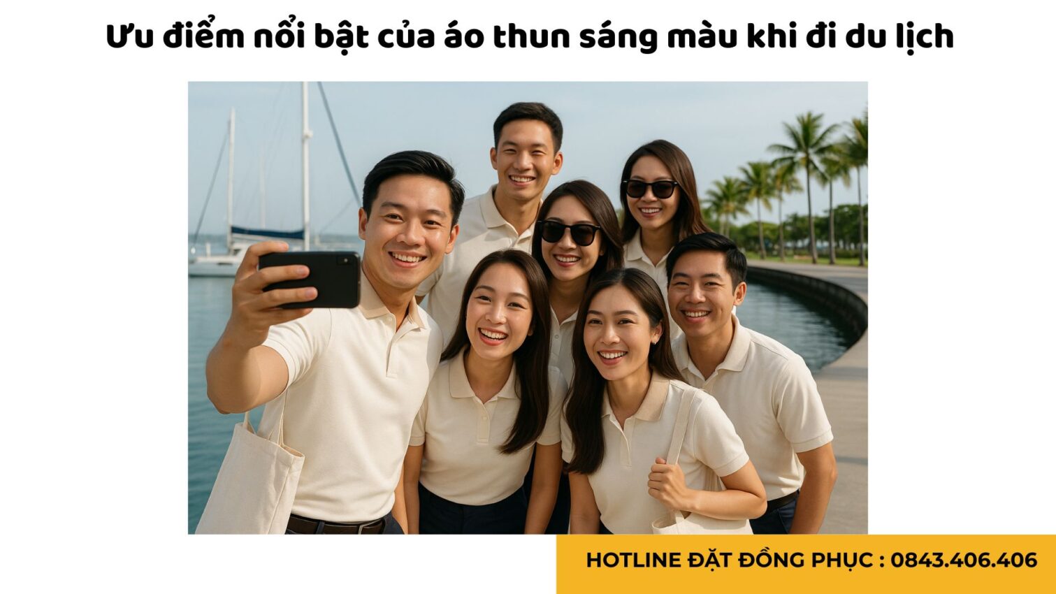 Mẫu Áo Thun Du Lịch Sáng Màu
