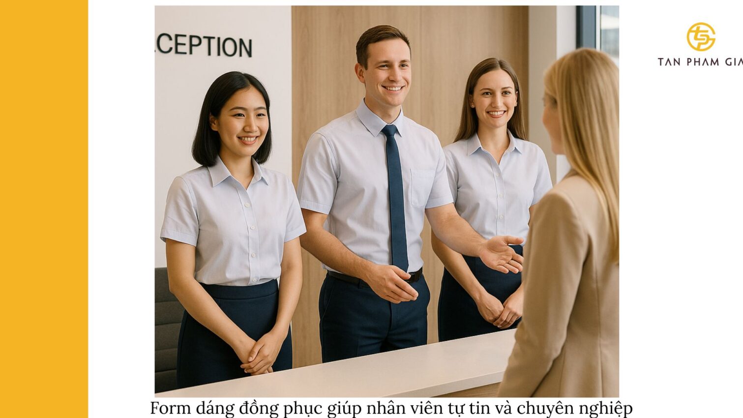 Đồng phục công sở cho nhân viên chăm sóc khách hàng