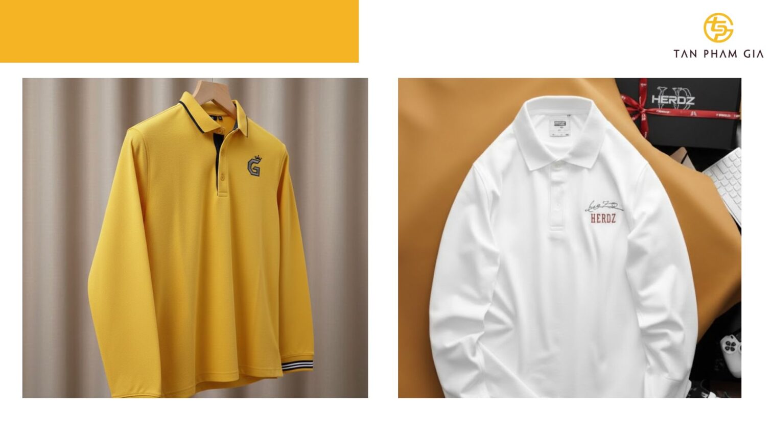 Mẫu Áo Polo Đồng Phục Dài Tay