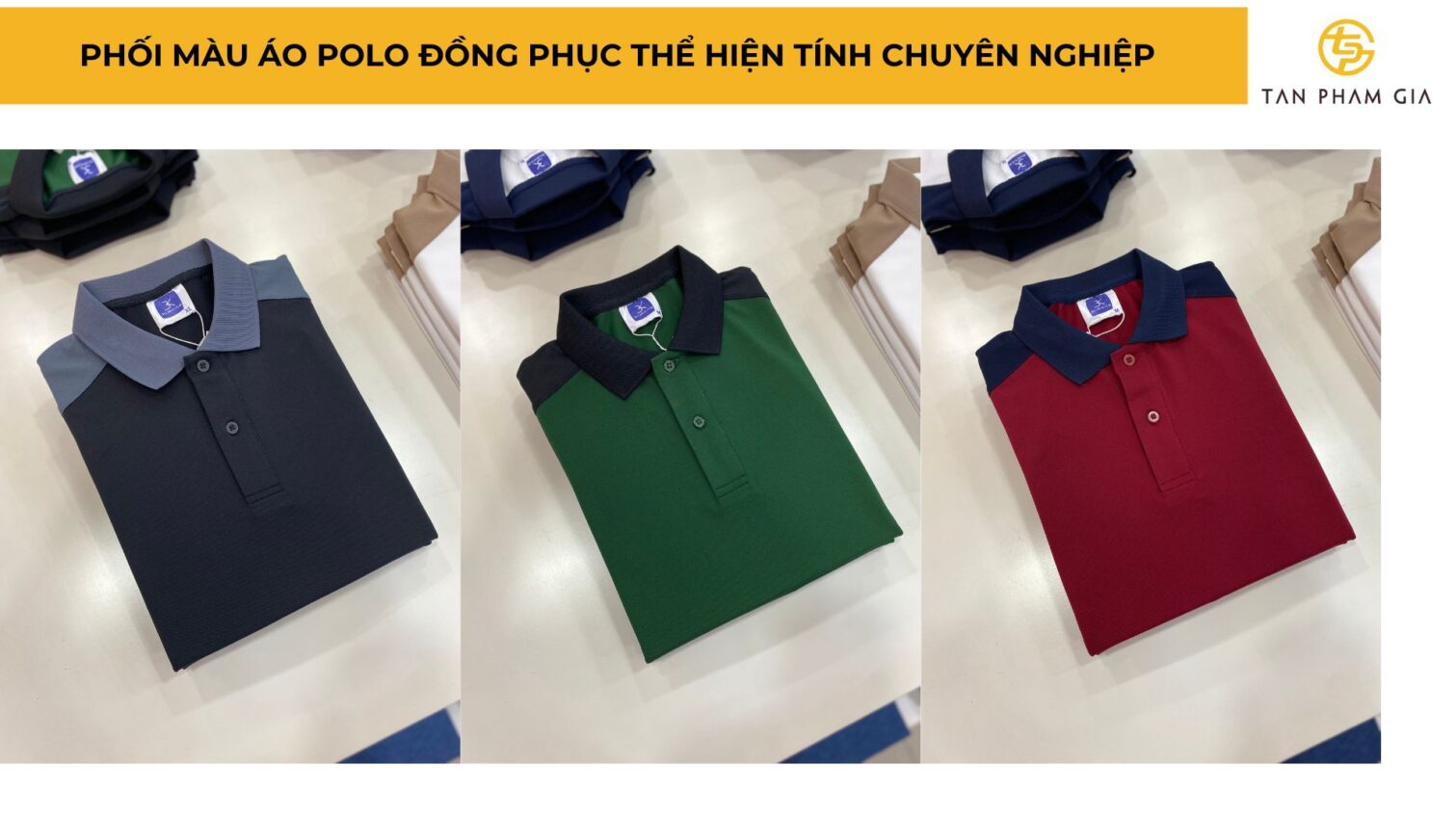 Mẫu Áo Polo Đồng Phục Nhận Diện Doanh Nghiệp